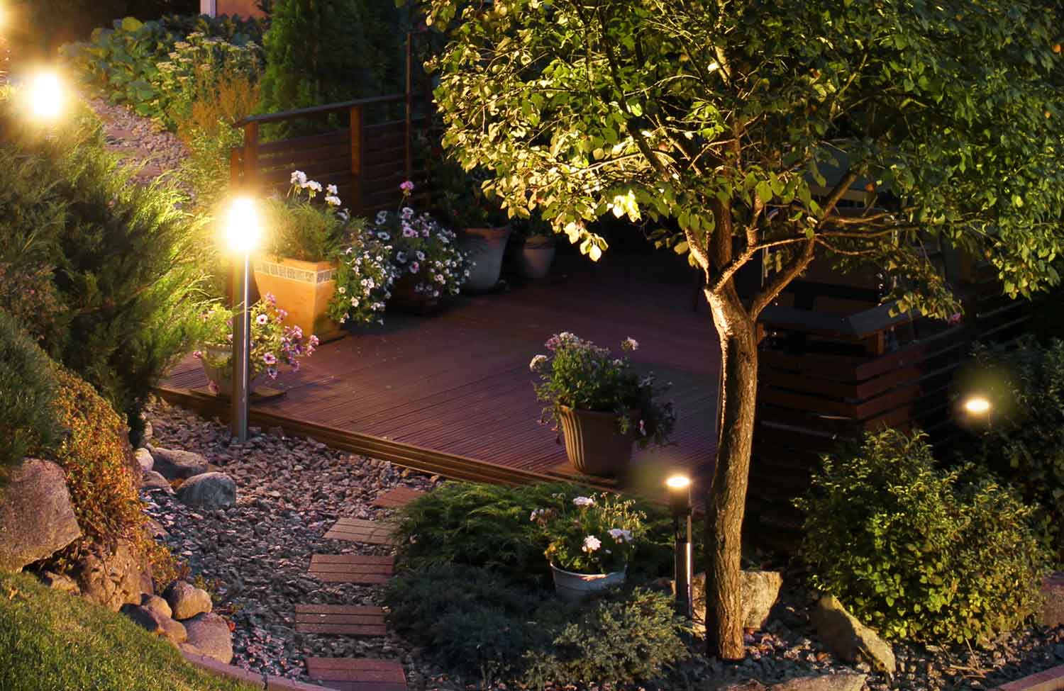 Garden Lighting Installations Top Tips & Safety Local Electrical Group